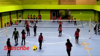 Patriot klas putri latihan teknis permainan bola volley