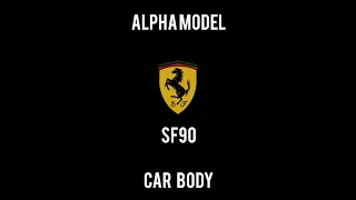 Alpha Model 1/24 Ferrari SF90 Stradale // Car body