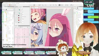 [TWITCH VOD] Live2d Rigging: Shoyo Part 4/X