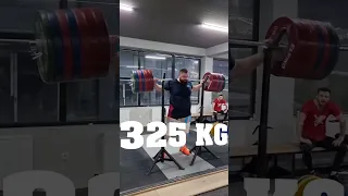 Lasha Talakhadze/SQUATS 325 KG/305 KG x2/Preparation for the World Cup