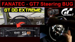 FANATEC GT DD EXTREME - Steering Bug in Gran Turismo 7