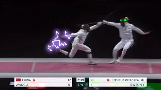 Disabling… That’s what a Real Strong Circle 6 Parry Looks Like! 🫡🤩🤺 | Fencing Men’s Epee Olympics