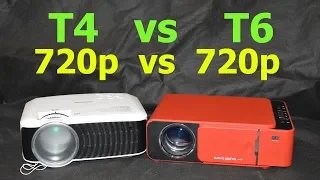 TouYinger T4 vs Everycom T6  (Проектор Projector)