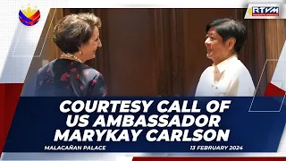 Courtesy Call of H.E. MaryKay Carlson, U.S. Ambassador to the Philippines