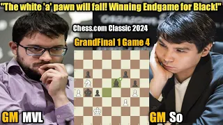 Maxime Vachier Lagrave VS Wesley So | Chess.com Classic 2024 | Grandfinal 1 Game 4