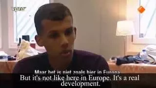 Stromae Interview Lowlands 2014 [w/ English Subtitles]