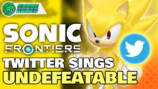 TWITTER SINGS UNDEFEATABLE! (Sonic Frontiers) | ShaneGames