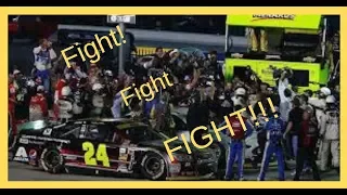 Harvick Gordon Keselowski Brawl - Nascar Racing / Wrecks / Crashes