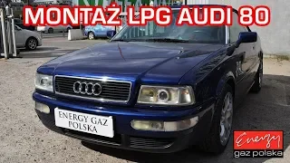 Klasyczne Audi 80 1.8 125KM 1998r w Energy Gaz Polska na auto gaz BRC SQ 32 OBD