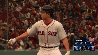 MLB The Show 24 Gameplay: Tampa Bay Rays vs Boston Red Sox - (PS5) [4K60FPS]