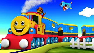 Choo Choo Cartoon Train videos for Kids - Toy Factory Train