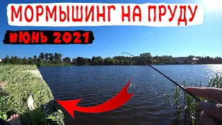 Мормышинг на пруду в июне 2021