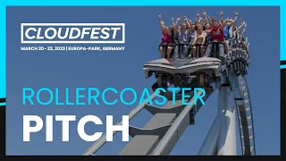 Roller Coaster StartUp Pitch Competition at CloudFest 2023