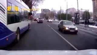 Russian crashes with expensive German cars (BMW)