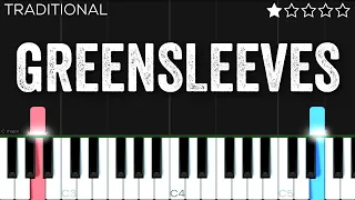 Greensleeves | EASY Piano Tutorial