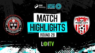 SSE Airtricity Men’s Premier Division Round 28 | Bohemians 2-2 Derry City | Highlights