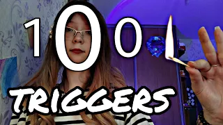 ASMR 💖 100 TRIGGERS in 10 MIN 💤 | АСМР 100 ТРИГГЕРОВ за 10 МИН