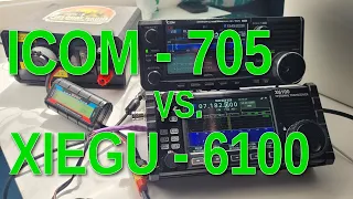 Xiegu 6100 vs. Icom-705