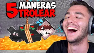 5 Maneras de Perder a tus Amigos en Minecraft 🤣