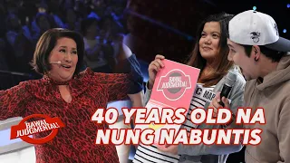 40 YEARS OLD NA NUNG NABUNTIS | Bawal Judgmental | February 20, 2020