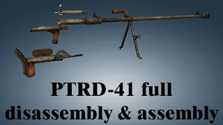 PTRD-41: full disassembly & assembly