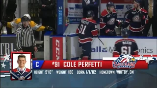 Cole Perfetti First OHL playoff goal