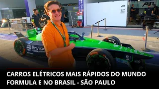 CARROS ELÉTRICOS MAIS RÁPIDOS DO MUNDO FORMULA E NO BRASIL - SÃO PAULO