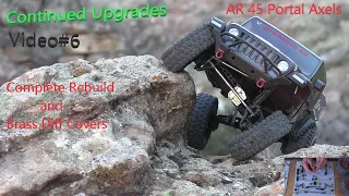 Video #6 Axel Upgrades and Brass Diff Covers for SCX10III on JT Gladiator