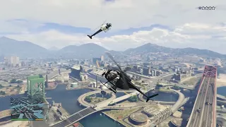 GTA 5 - Michael's Five Star BUZZARD RAMPAGE!!