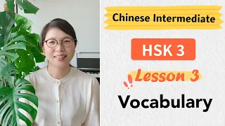 Chinese HSK3 Vocabulary Lesson 3 | Learn Chinese Mandarin Intermediate