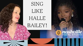 How to Sing Like Halle Bailey - The Little Mermaid ("Part of Your World")