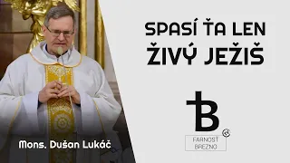 Spasí Ťa len živý Ježiš │ o. Dušan Lukáč