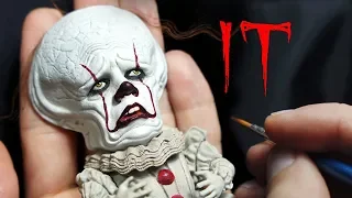 Sculpting Realistic Mini Pennywise sculpture Timelapse - IT Chapter 2(2019) Movie film-Making