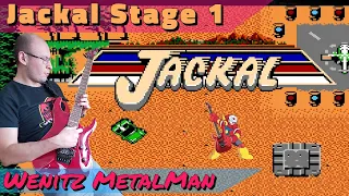 Jackal (NES)🚙 - Stage 1 BGM (Rock/Metal Guitar Cover) 🎸