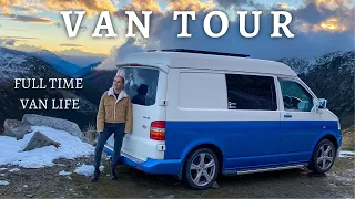 OFF-GRID VAN TOUR | Volkswagen T5 Campervan