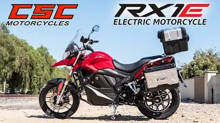 CSC's ALL NEW Electric Motorcycle The 2023 RX1E