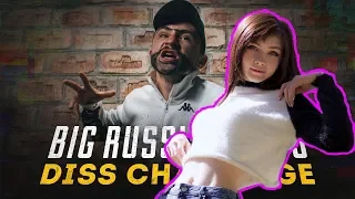 СТРИМЕРША КАРИНА СМОТРИТ: ОХРИП - BIG RUSSIAN BOSS DISS CHALLENGE