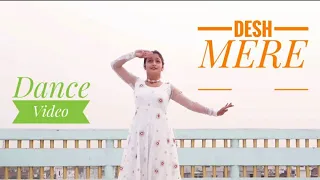 DESH MERE | Dance Cover With Tutorial(link in Description)|  Pallavi Priya |Arijit singh | Bhuj