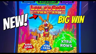 NEW SLOT!  Big Win on Louie's Gold Xtra Cash