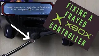 Modding The Original Xbox Part 11 - Fixing a Frayed Controller