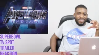 Marvel Studios' Avengers Endgame SuperBowl Tv Spot Trailer Reaction!