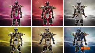 Super Ninja Steel - All Ranger Morphs | Power Rangers Official