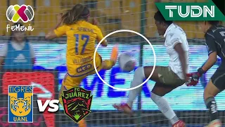 ¡SALVADORA! Villarreal en la LÍNEA | Tigres 0-0 Juárez | Liga Mx Femenil - CL2024 - 4tos | TUDN