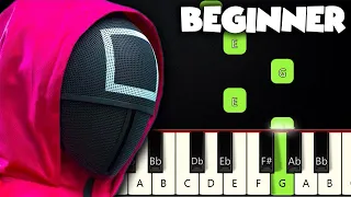 SQUID GAME (RLGL) | easy piano tutorial FULL VIDEO #subscribe #music #piano