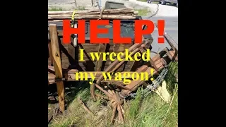 Schuttler Wagon Wheel Emergency Repairs | Wheelwright