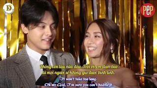 (Eng-Viet Sub) KathNiel talk about kissing scene in the movie Barcelona: A Love Untold.