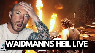 Drummer Reacts To - RAMMSTEIN - WAIDMANNS HEIL LIVE FIRST TIME HEARING