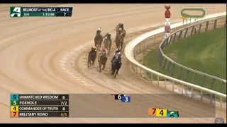 Unmatched Wisdom Wins in Debut Belmont at The Big A!!! Earns 98 Beyer Figure!!!