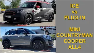 ICE vs PHEV - Mini Countryman Cooper ALL4 - @4x4.tests.on.rollers