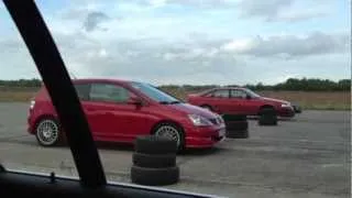 Bmw E61 530D vs Civic VII Type-R